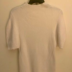Large White Turtle Neck Top / Anthropologie